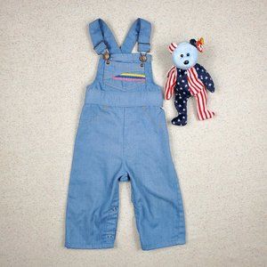 Vintage Pale Blue Overalls 18 months